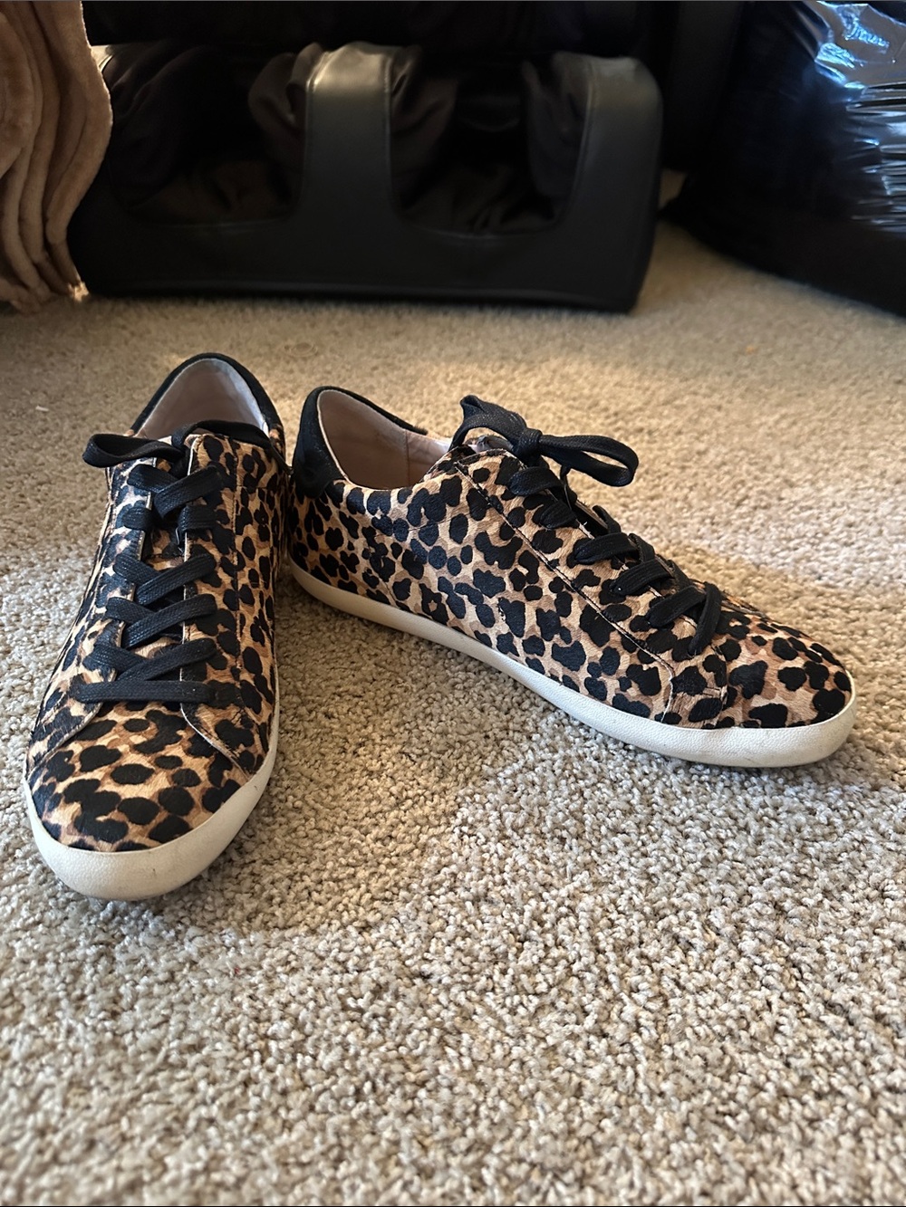 Banana Republic Leopard-Print Lace-Up Sneakers